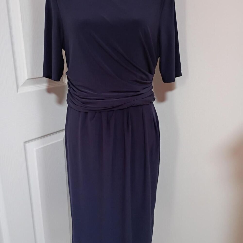 Jones-new-york Women's Navy and Blue Dress size 12